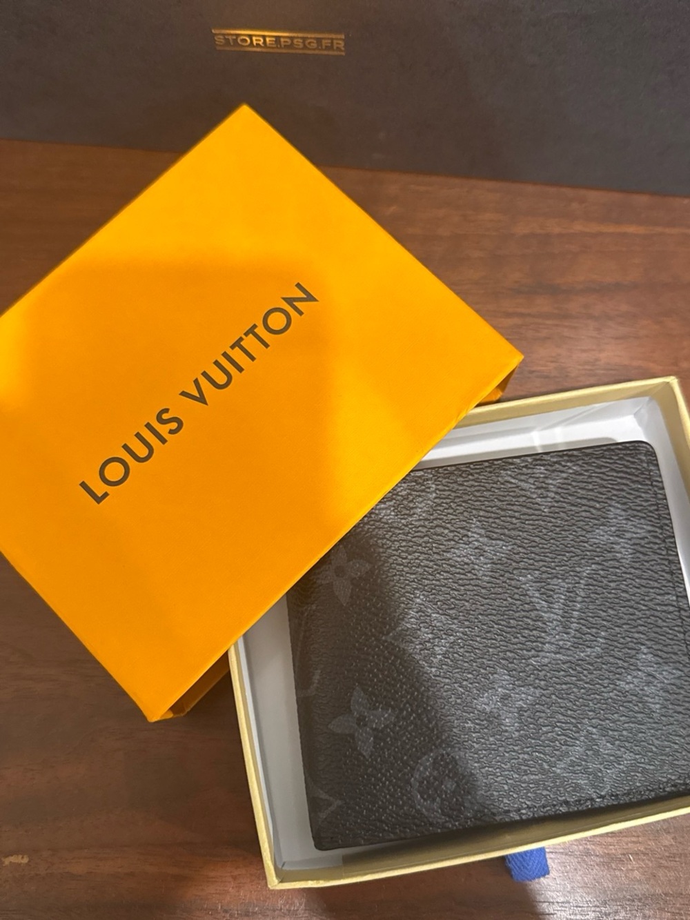 Louis Vuitton Men's Black Monogram Canvas Wallet